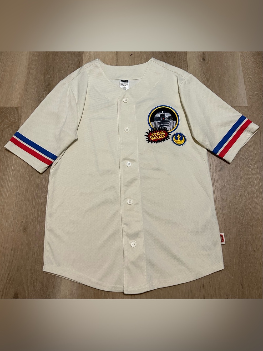 Star Wars Cream V-Neck Jersey with Branded Tag